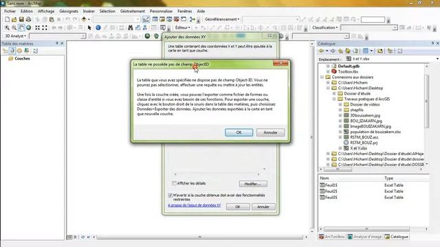 Importer des tableaux excel et affichage des x et y en ArcGIS смотреть онлайн