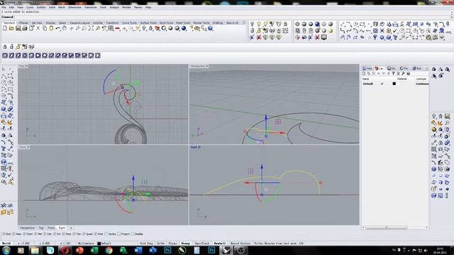 Объемный орнамент: Rhinoceros  Урок - 7