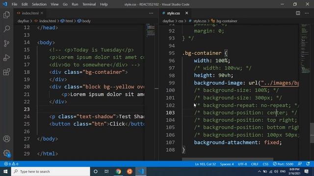 REACTJS2102 - HTML/CSS day 5 смотреть онлайн