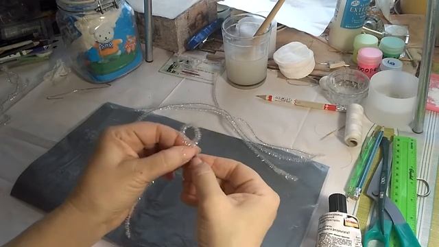 Мк по елочной игрушке из ваты.часть 1 необходимые материалы и каркас смотреть онлайн