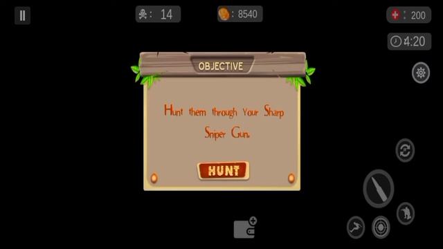 DINOSAUR HUNT 2020- Walkthrough Gameplay part -1 смотреть онлайн