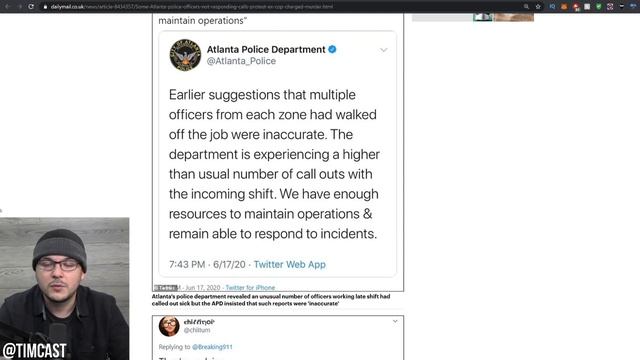 Atlanta Cops CALL OUT In MASSIVE "Blue Flu," Mayor Panics Begging For Help But Other Depts Say NO смотреть онлайн