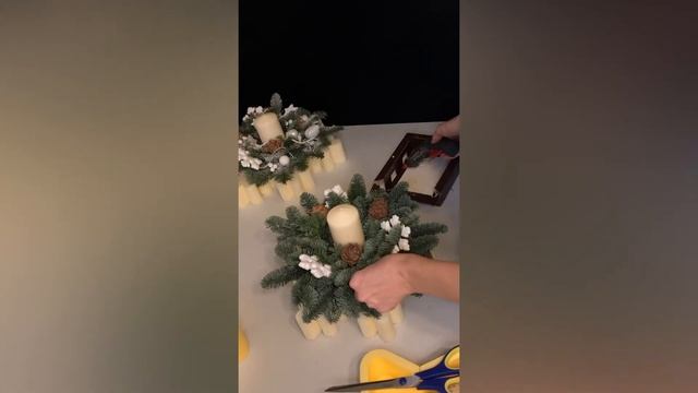 Подсвечник композиция своими руками смотреть онлайн
