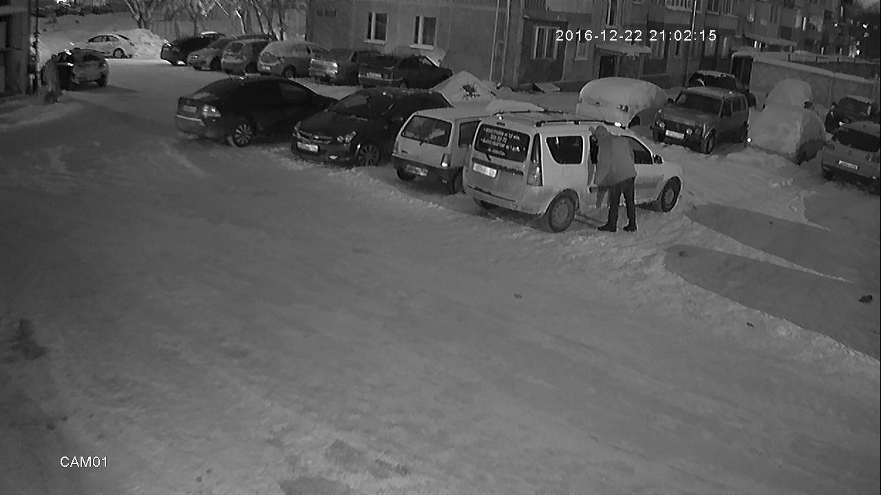 AHD/CVI/TVI/CVBS камера видеоналюдения CMD-HD720-WB2,8-IR ночь