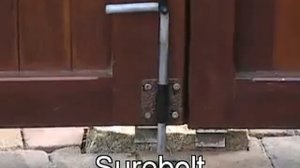 Электромеханический  засов распашных ворот