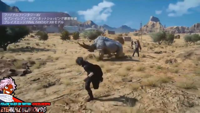 NEW DLC WEAPON GAMEPLAY FINAL FANTASY XV! FFXV ACTIVE TIME REPORT E3 SPECIAL! смотреть онлайн