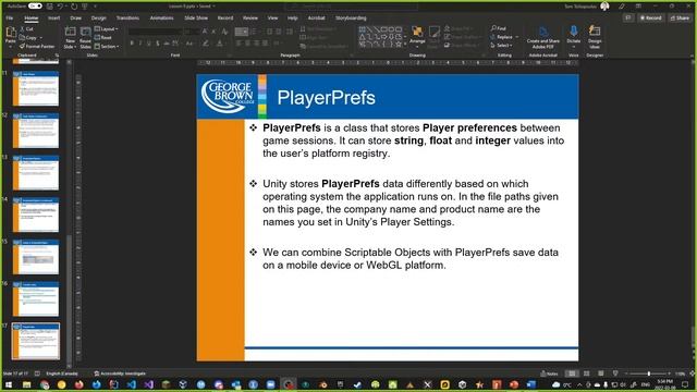 GAME3004 - W2022 - Week 9 - Part 1 - Converting your Game to Mobile смотреть онлайн