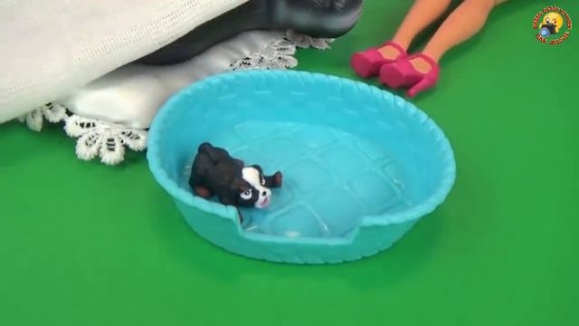 Мультики куклы мамы Барби Штеффи и малыши СБОРНИК 1 Детская комната Маленькие щенки Play Dolls смотреть онлайн