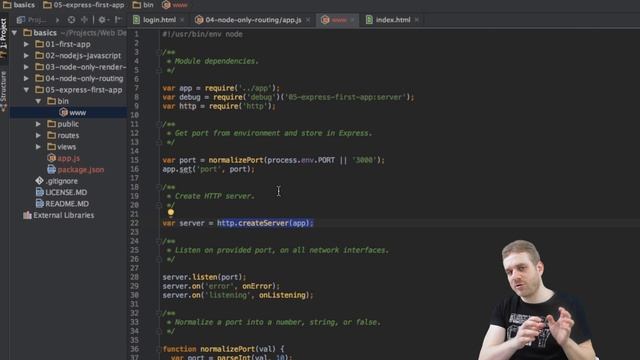 Node.js + Express - Tutorial - Setup of Express смотреть онлайн
