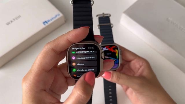 APPLE WATCH ULTRA VS SMARTWATCH MT78 ULTRA 1GB DE MEMÓRIA | COMPARATIVO смотреть онлайн