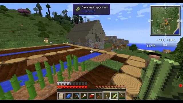 Нефть и начало технологий | Космические приключения | Minecraft №6 смотреть онлайн