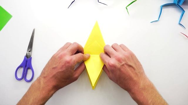 How to make an origami bird - dancing paper bird смотреть онлайн