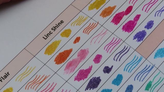 Flair vs Linc Shine | Battle of the Budget Glitter Gel Pens! смотреть онлайн