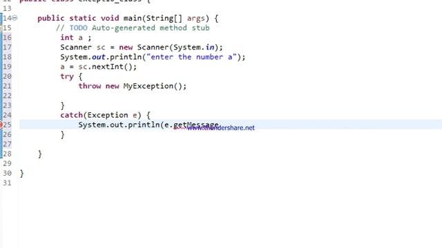 The Exception class in java смотреть онлайн