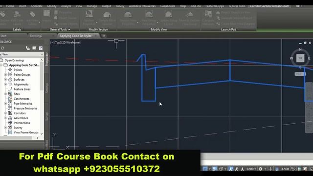 How to Apply Code Set Style to Corridor Section in AutoCAD Civil 3d | Civil 3d Code Set Style смотреть онлайн