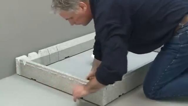 Установка душевого поддона Villeroy & Boch Squaro Infinity смотреть онлайн