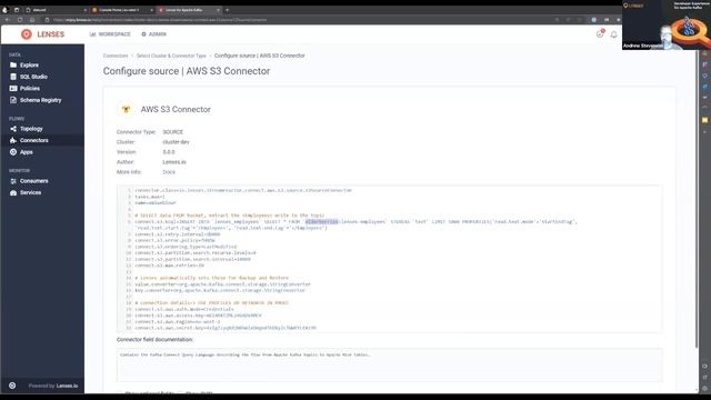 Source XML files in Amazon S3 into a Kafka topic. Then query with SQL смотреть онлайн