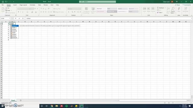 Calculate Standard Deviation in Excel (30 Seconds) смотреть онлайн