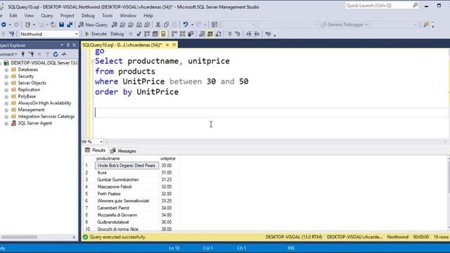 Operador Between en SQL смотреть онлайн