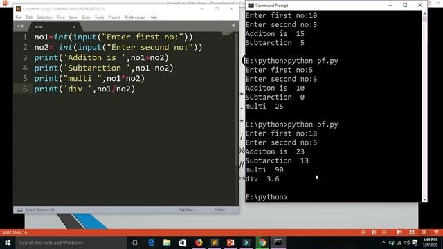 06 Operators of Python смотреть онлайн