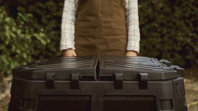 D.F. Omer’s Outdoor Compost Bin | Easy to Assemble | 95/110 Gallons Capacity смотреть онлайн