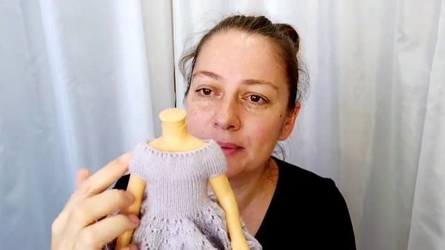 В непонятной ситуации вяжу! Вяжу платье спицами для куклы Паола Рейна. смотреть онлайн