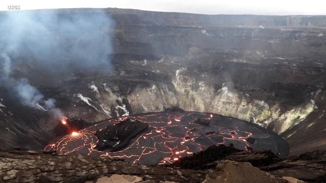 Kilauea Eruption Update: Lava Lake Dome Fountain Emerges (Jan. 5, 2021) смотреть онлайн