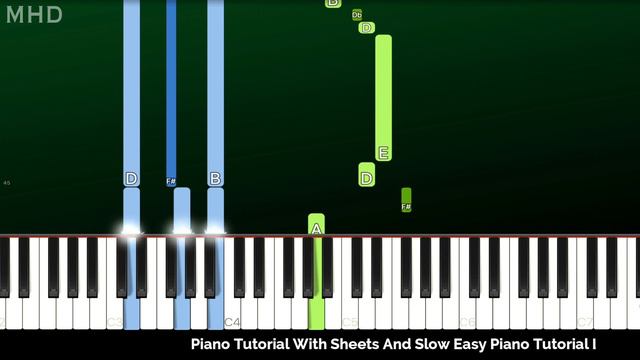 Taylor Swift - mirrorball (Piano Tutorial Easy) смотреть онлайн