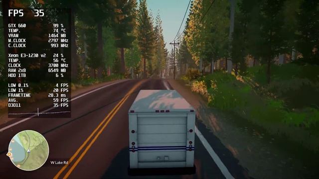 Lake - 1080p - Xeon E3-1230 v2 - GTX 660 - 16GB RAM смотреть онлайн