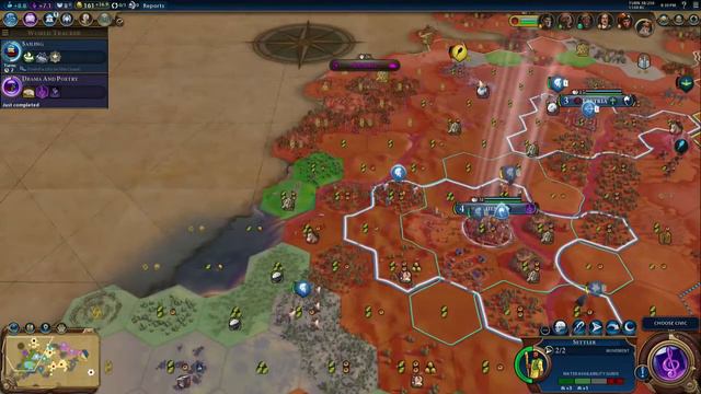 Civ 6 Greece #4 (Emperor, 14 Player, Crowded Fractal Map) смотреть онлайн