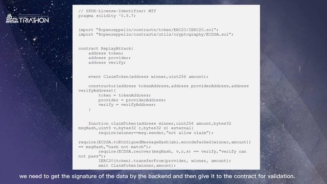 ECDSA Signature Replay Attack смотреть онлайн