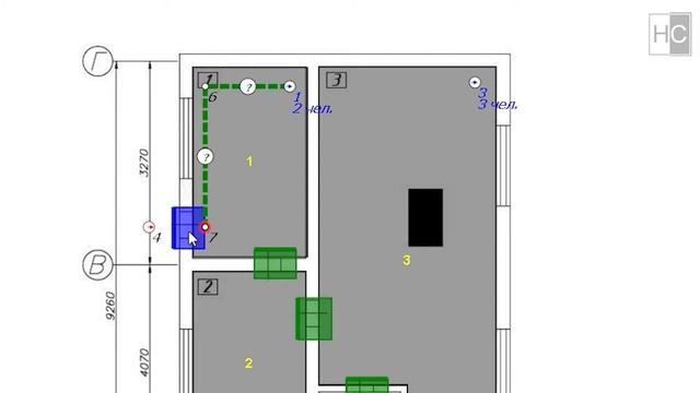 Построение БМ Общая схема эвакуации смотреть онлайн