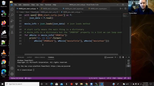 Python Examples: A Comparison of Reading Two Slightly Different JSON Files смотреть онлайн