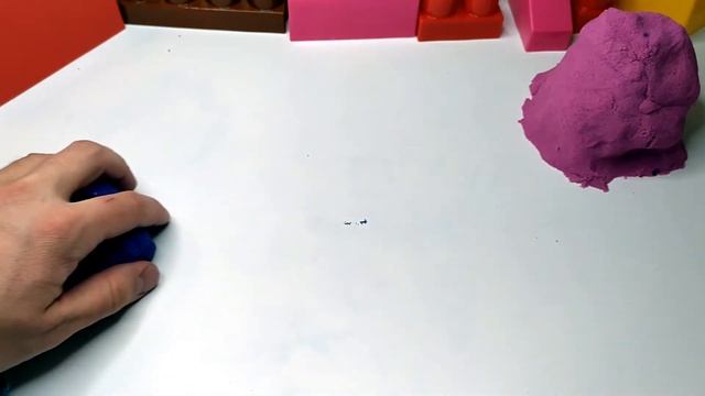 Самолёт из кинетического песка | Видео для детей | Лепим |