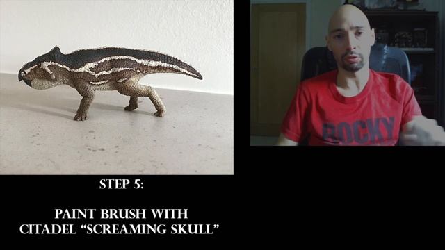 Painting my LEPTOCERATOPS model смотреть онлайн