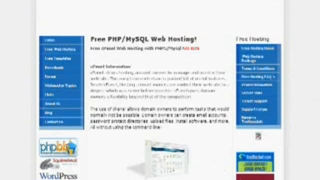 Free cPanel Web Hosting Provider смотреть онлайн