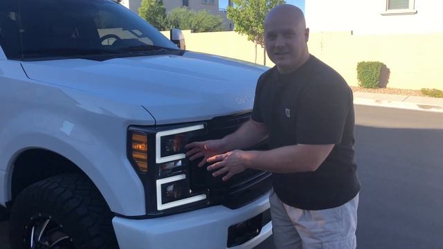 F250 & F350 Anzo LED Switch Back Headlights Review смотреть онлайн