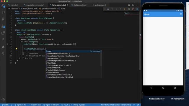 Flutter to Firebase Sign Out #59 смотреть онлайн