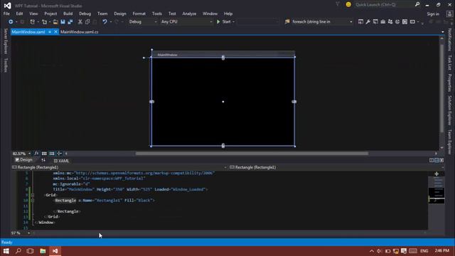 Animating Objects in WPF using Code Behind (C#) смотреть онлайн