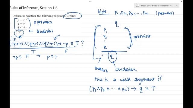 Determining if an argument is valid смотреть онлайн