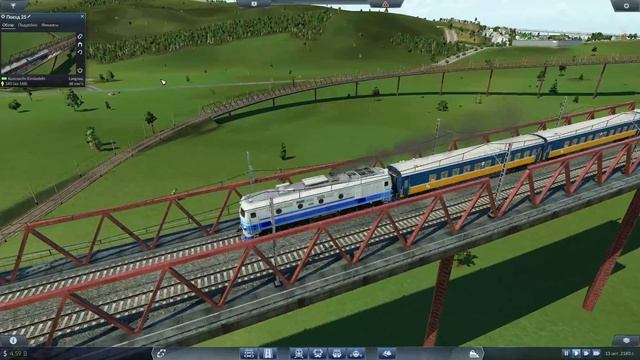 Transport Fever-обзор мода ТЭП10+ТВЗ61-4177 смотреть онлайн