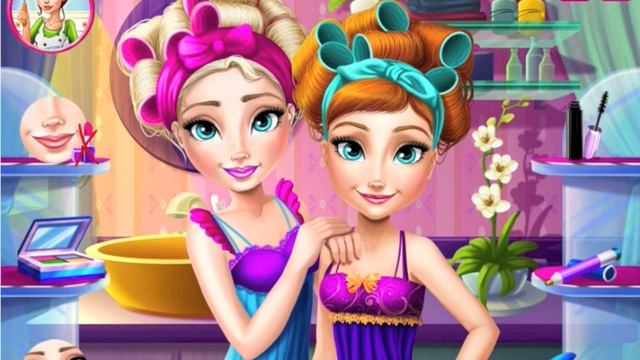 Холодное сердце. Макияж Эльзы и Анны! Frozen. Мультики для девочек смотреть онлайн