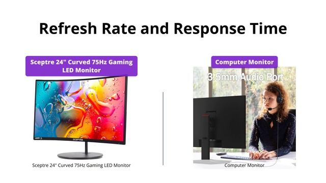 Sceptre vs Suevery Monitor Comparison смотреть онлайн