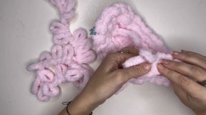 Тапочки Зайки из 1 мотка Alize Puffy