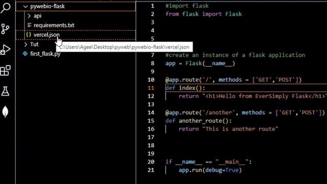 Pywebio: How to Deploy your Web App using Flask Support. смотреть онлайн