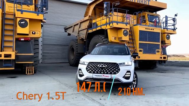 Chery Tiggo 7 PRO / БелАЗ 75131 / ЮГОК смотреть онлайн