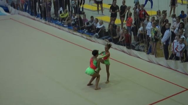 Кубок Петра I 05.10.18. Путилина Алена, Леонова Дарина. Упражнение 2 (программа КМС) смотреть онлайн