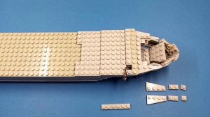 Лего корабль. БДК проекта 775 из конструктора лего. Инструкция. Lego ship.