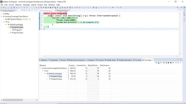 How to remove coverage colours in eclipse смотреть онлайн