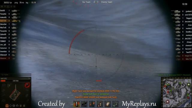 WOT: Arctic Region - T34  - 2 frags - Steel Wall, смотреть онлайн